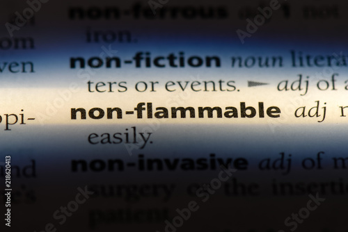 non flammable photo