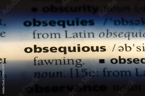 obsequious