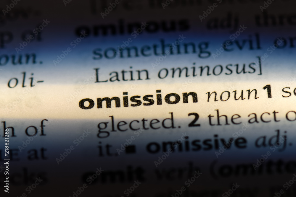 omission