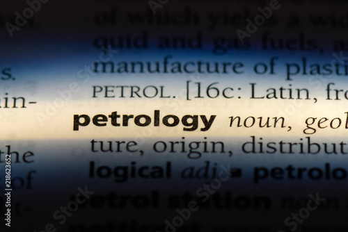 Billede på lærred petrology
