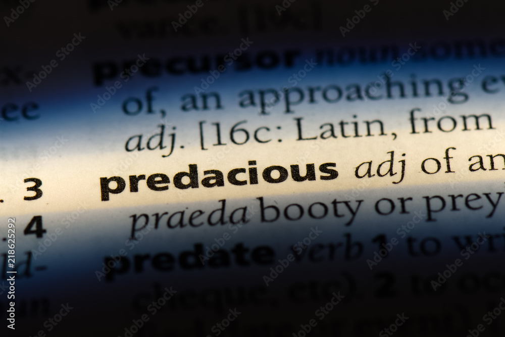 predacious