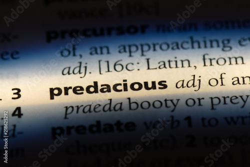 predacious