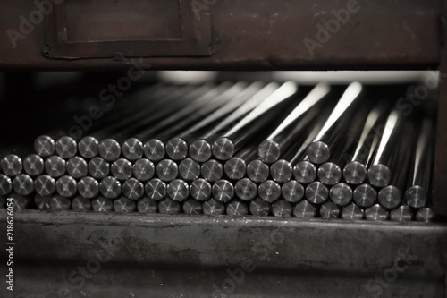 metal bars, chrome plated