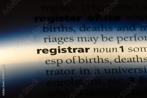 registrar