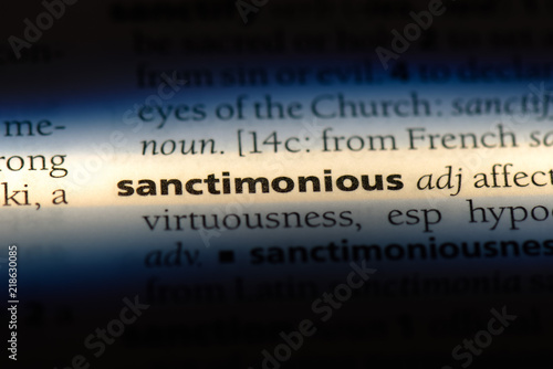 sanctimonious