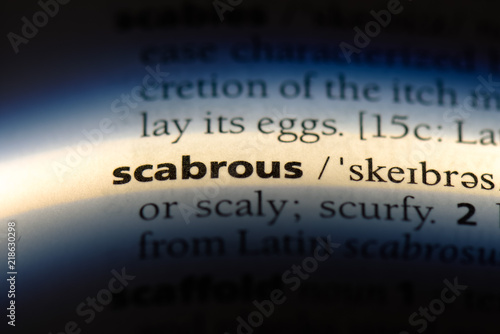 scabrous