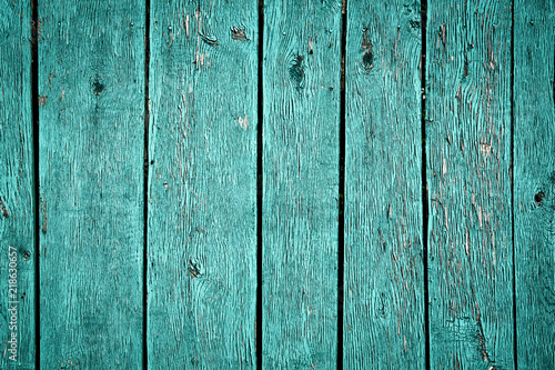 Old wooden oil-painted fence background