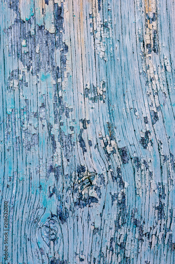 Porte ancienne avec peinture bleue écaillée Porte ancienne avec peinture bleue écaillée