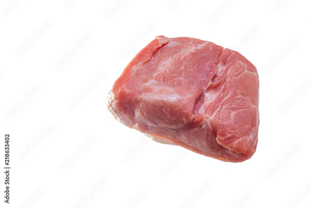 Iberico Schweinrücken Schweinefleisch roh Iberico Schweinrücken Schweinefleisch roh