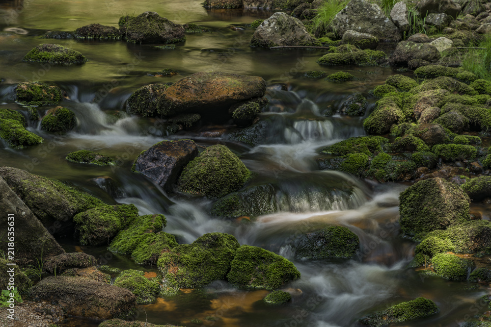 Rolava river in summer hot sunny day Rolava river in summer hot sunny day