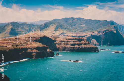 View to Punta de San Lorenzo/Saint Lorenzo Point on Madeira island