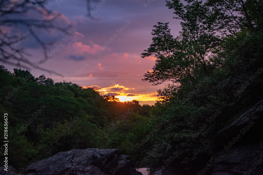 Fototapeta premium Mountain sunrise 