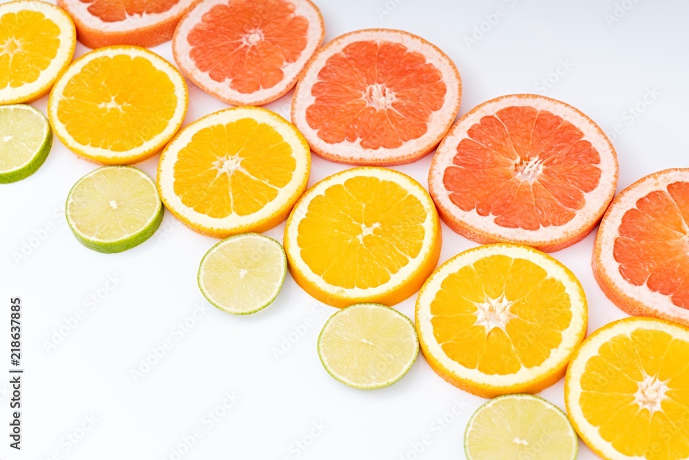 oranges ,grapefruit, and other fruits sliced oranges ,grapefruit, and other fruits sliced