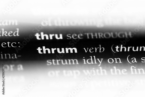 thrum photo