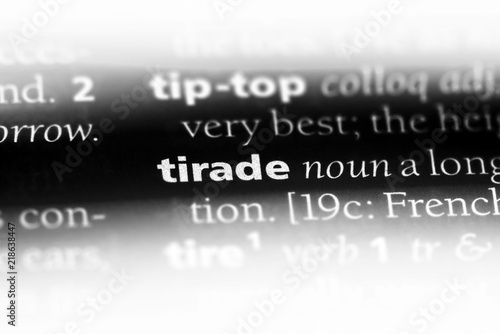 tirade