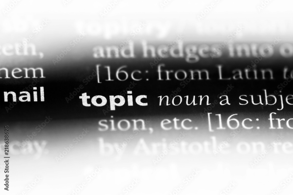 topic