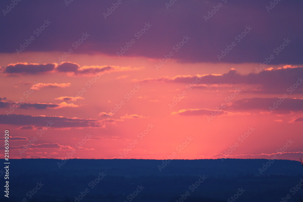 Fototapeta premium couché de soleil
