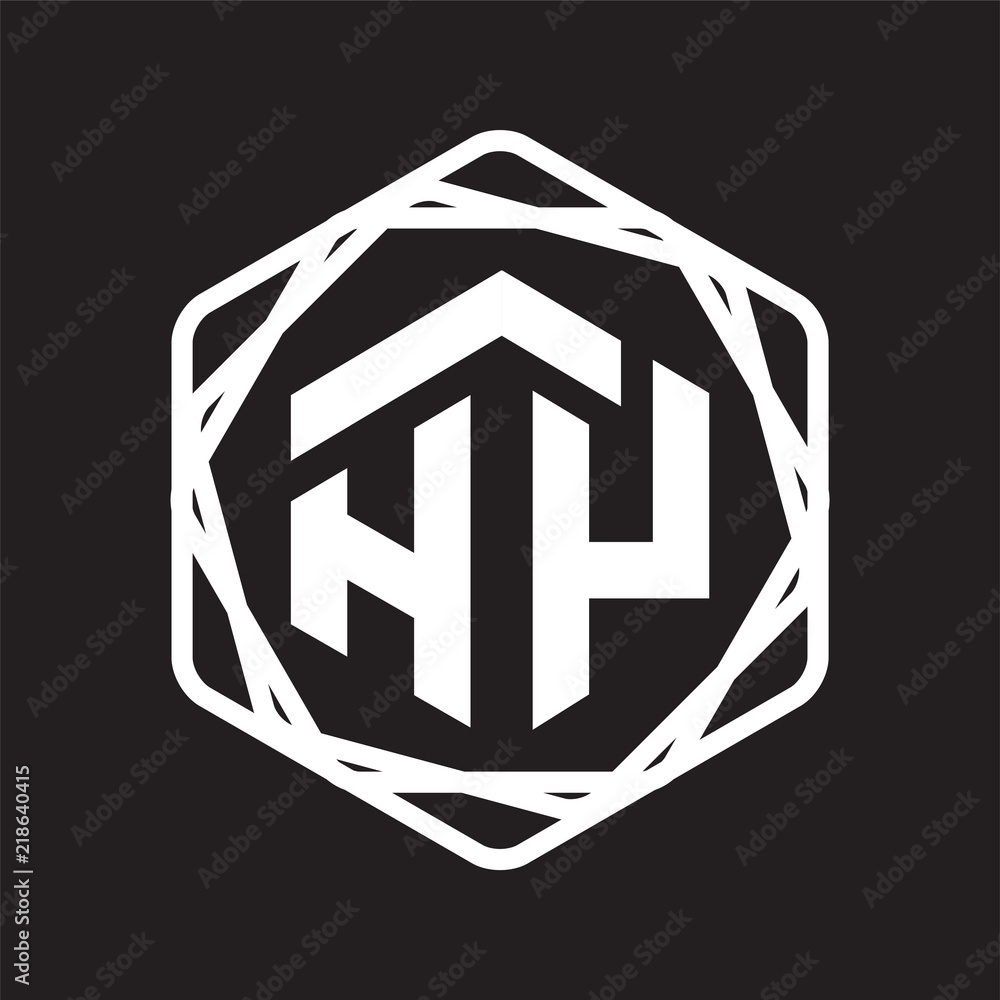 HY Initial letter hexagonal logo vector Template HY Initial letter hexagonal logo vector Template