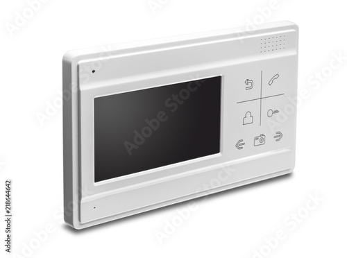 House video intercom isolated on white background