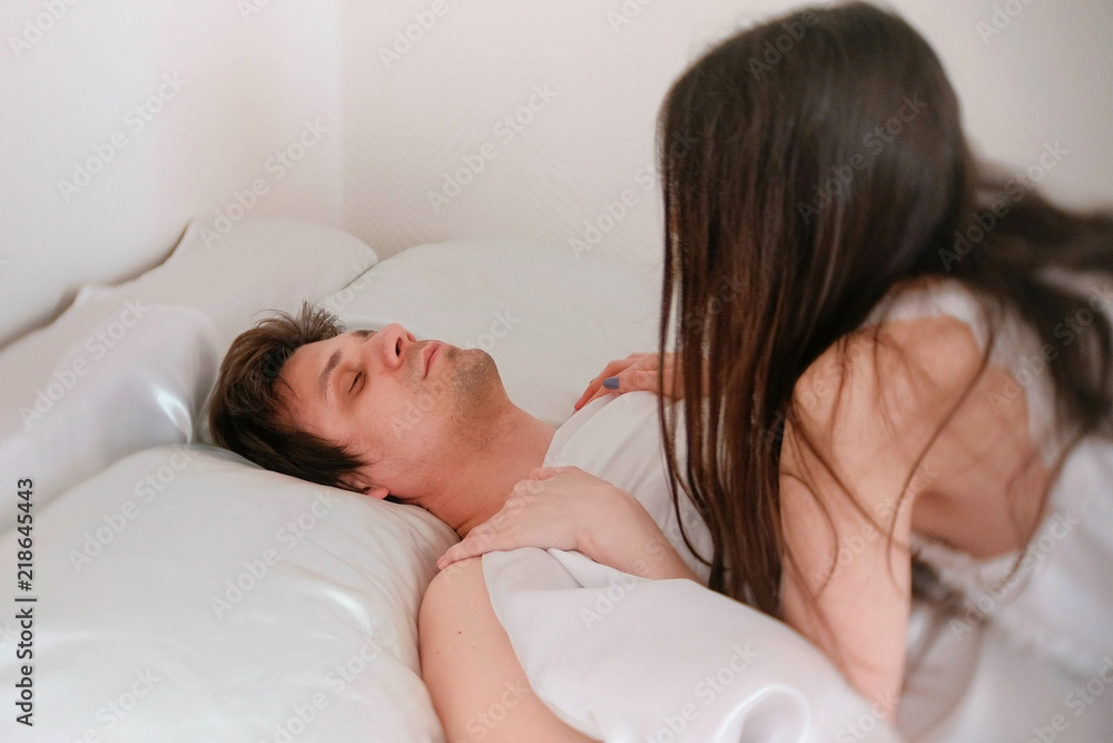 wife sleeping morning sex