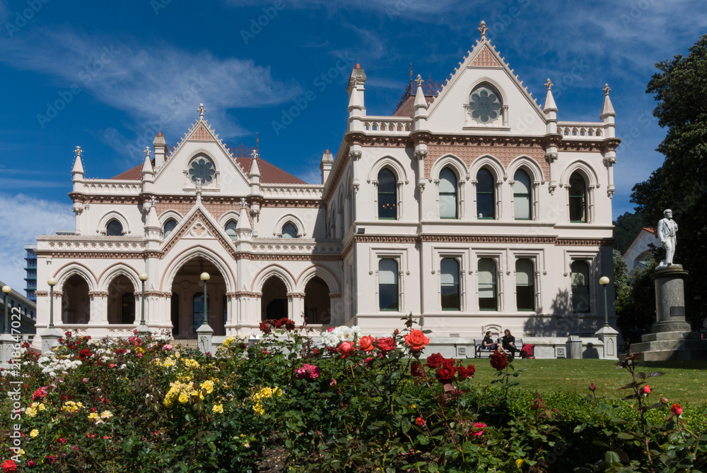 Wellington New Zealand Parliament Buildings 