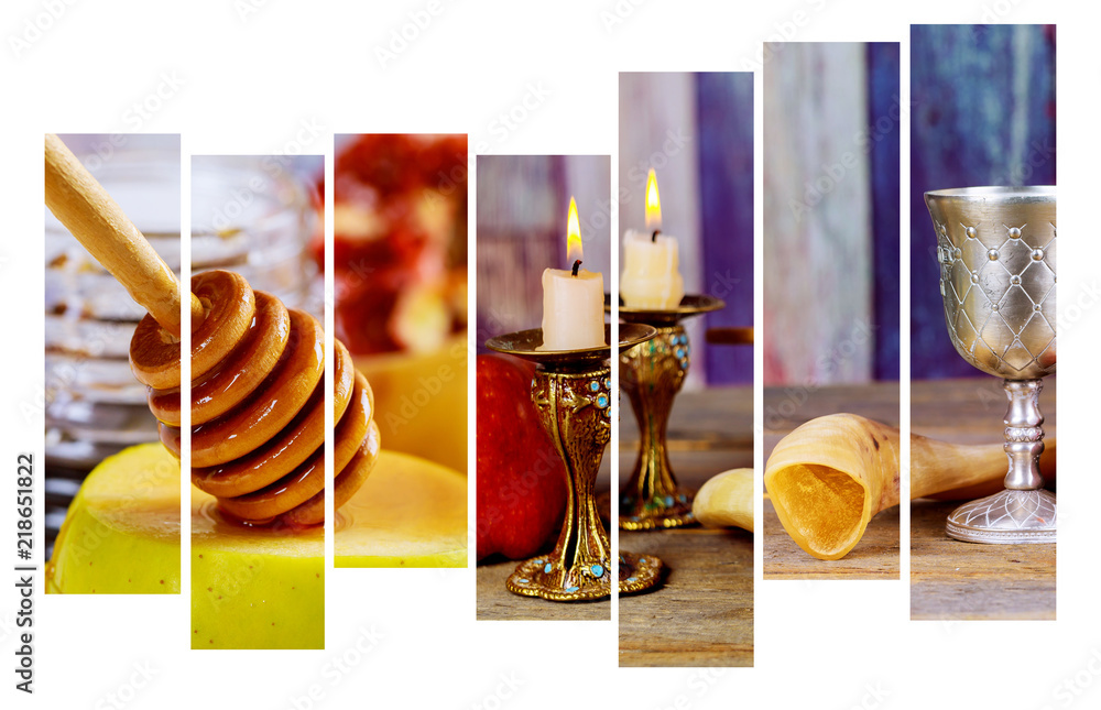 Ταπετσαρία Rosh hashanah jewish New Year holiday concept
