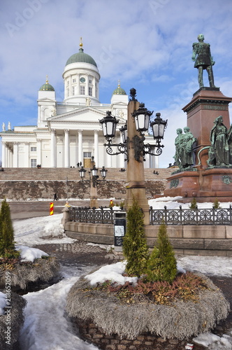 Helsinki Cathedral on Senate square, Finland