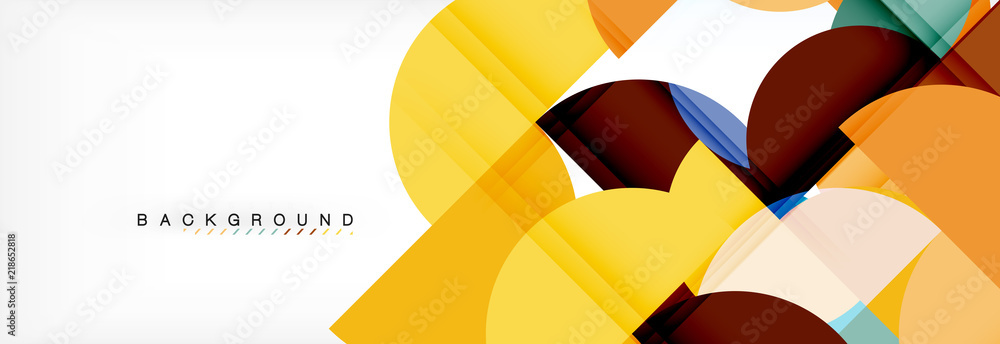 Circle abstract background, geometric illustration Circle abstract background, geometric illustration