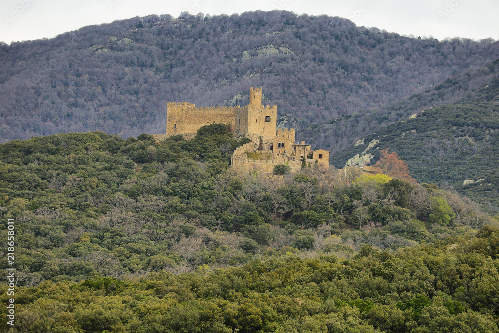 Requesens castle in Catalonia, Spain