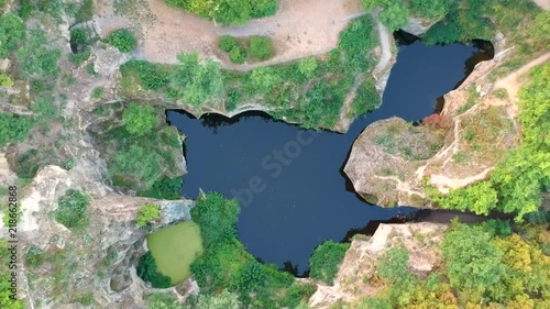 Lake Megyer-Hegyi in Hungary photo