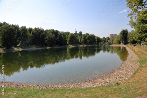 Catherine Park in a sunny summer day. Moscow, Russia
 photo