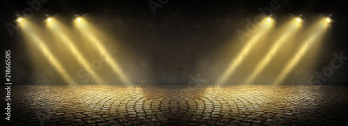 Background of an empty dark...