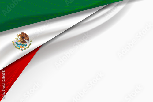 Mexico flag color background concept for National holiday, Independence Day and other events, Vector illustration