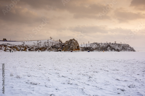 Wallpaper Mural Lake Baikal in winter Torontodigital.ca