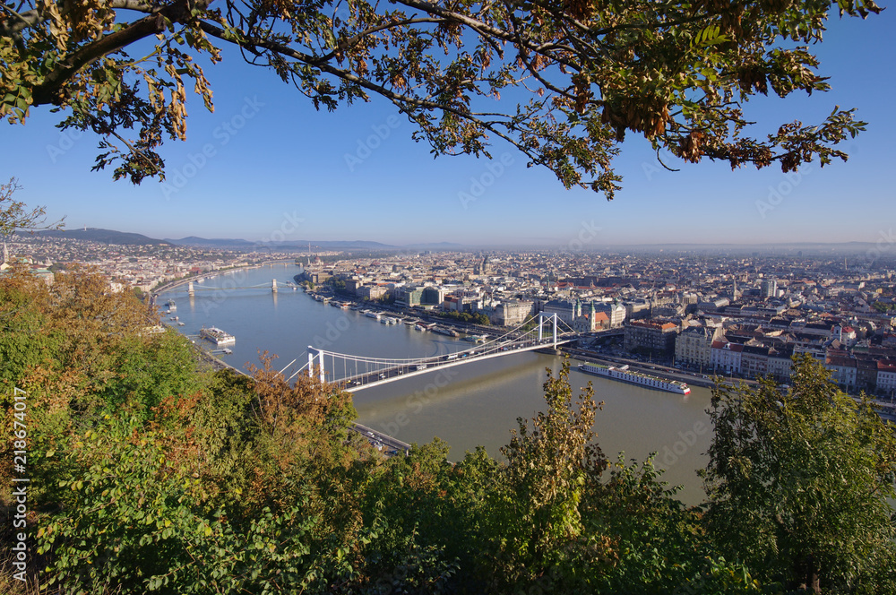 Budapest cityscape in day. Hungary