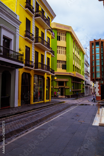 Colorful Street of San Juan Puerto Rico © Opeyemi