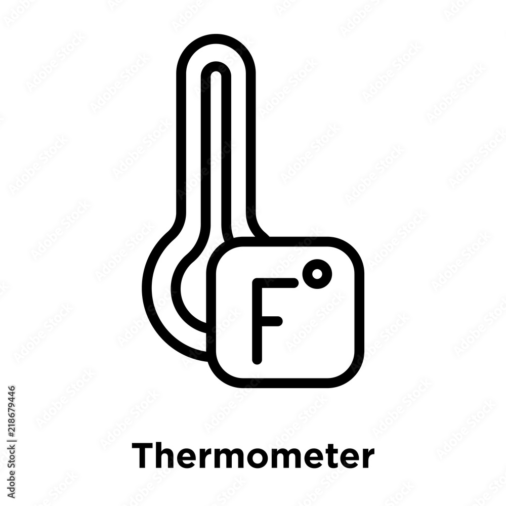 Obraz premium thermometer icons isolated on white background. Modern and editable thermometer icon. Simple icon vector illustration.