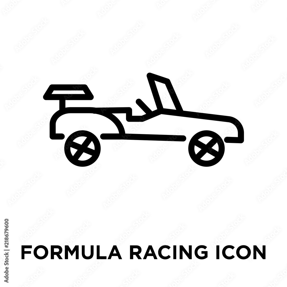 formula racing icon on white background. Modern icons vector illustration. Trendy formula racing icons formula racing icon on white background. Modern icons vector illustration. Trendy formula racing icons
