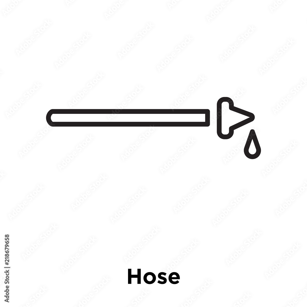 hose icon isolated on white background. Simple and editable hose icons. Modern icon vector illustration. hose icon isolated on white background. Simple and editable hose icons. Modern icon vector illustration.