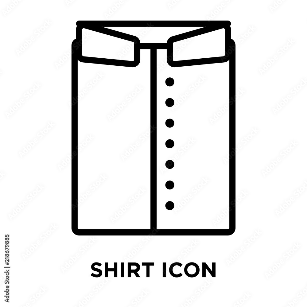 shirt icons isolated on white background. Modern and editable shirt icon. Simple icon vector illustration.