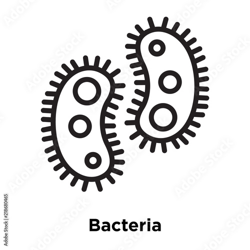bacteria icons isolated on white background. Modern and editable bacteria icon. Simple icon vector illustration.