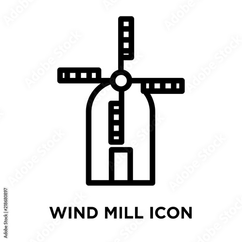 wind mill icons isolated on white background. Modern and editable wind mill icon. Simple icon vector illustration.