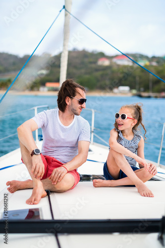 Family on board of sailing yacht © BlueOrange Studio