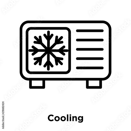 cooling icons isolated on white background. Modern and editable cooling icon. Simple icon vector illustration.