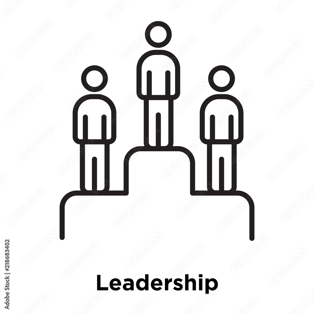 leadership icon isolated on white background. Simple and editable leadership icons. Modern icon vector illustration. leadership icon isolated on white background. Simple and editable leadership icons. Modern icon vector illustration.