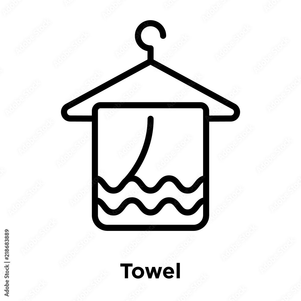towel icons isolated on white background. Modern and editable towel icon. Simple icon vector illustration. towel icons isolated on white background. Modern and editable towel icon. Simple icon vector illustration.