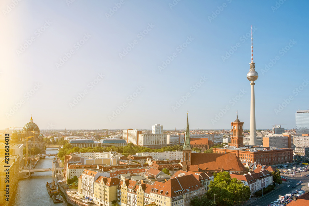 Fototapeta premium Berlin skyline 