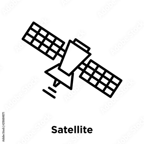 satellite icon isolated on white background. Modern and editable satellite icon. Simple icons vector illustration.
