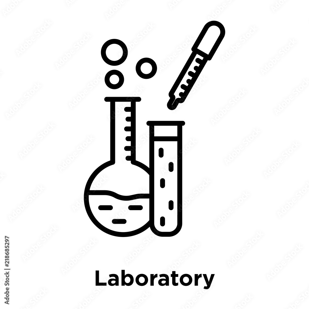 lab icon vector