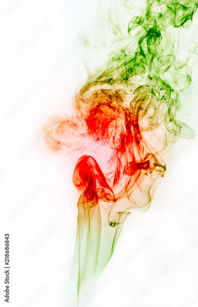 Abstract smoke pattern looks like shape/figure Abstract smoke pattern looks like shape/figure